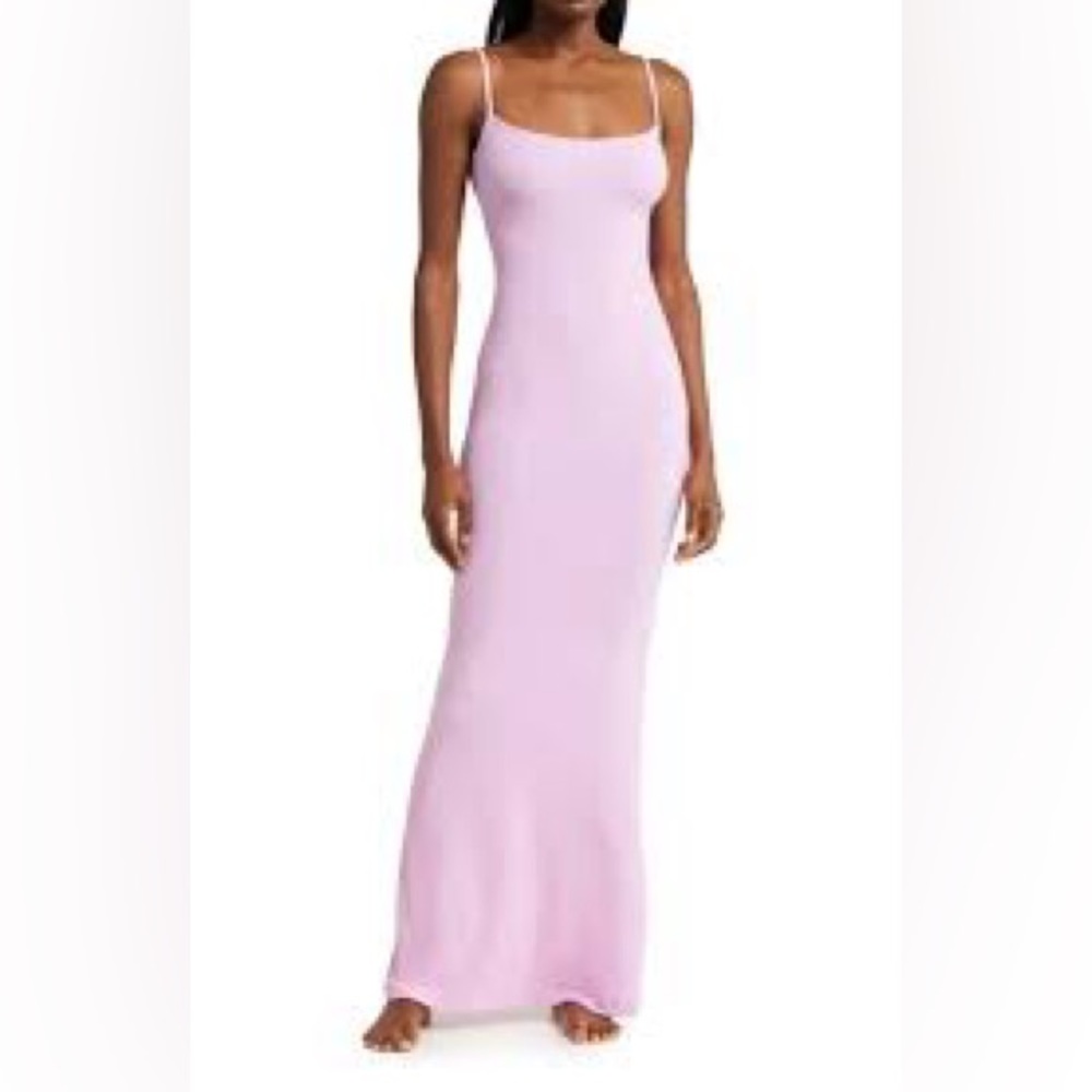 Skims soft lounge dress in petal rare limited edition sold out